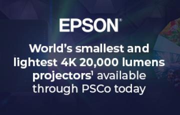 PSCo now distributing Epson EB-PQ2220B projector