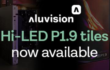 Aluvision Hi-LED P1.9 tiles now available