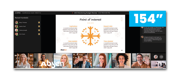 Absenicon Slim C Ultrawide 154 inch 21:9