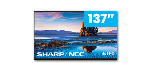 Sharp/NEC FE Series 137 inch